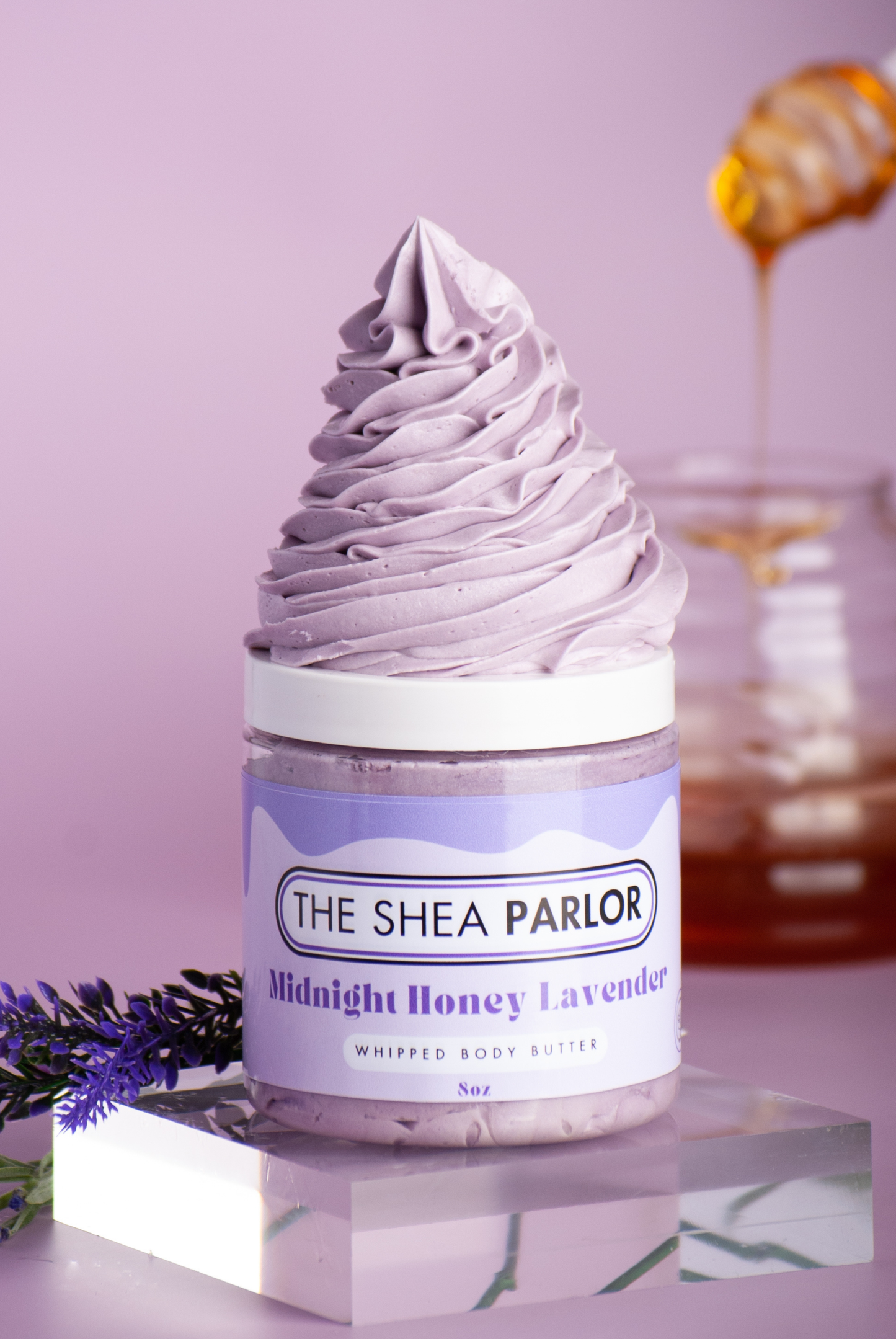"Midnight Honey Lavender" Whipped Body Butter
