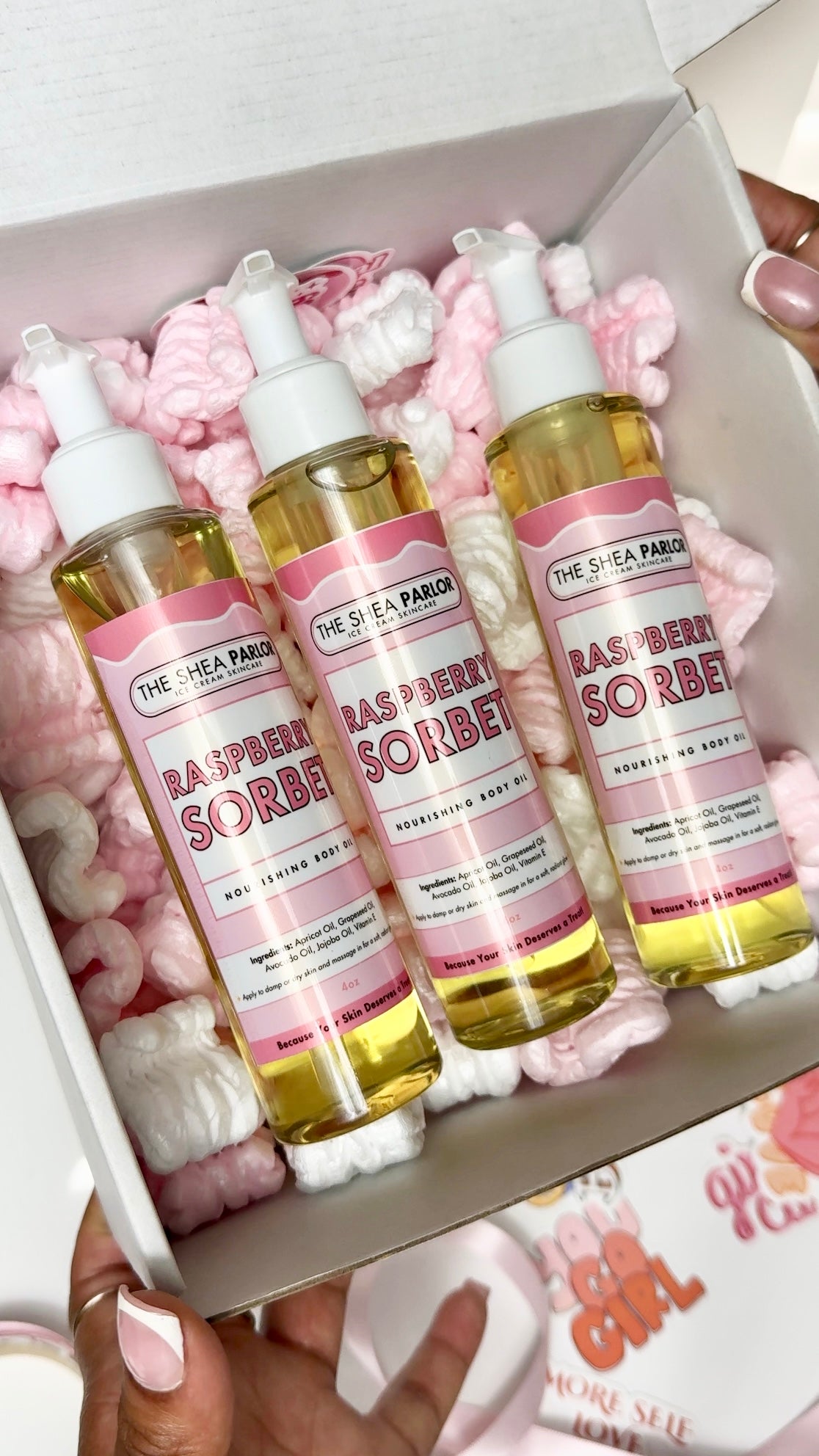 "Raspberry Sorbet" Body Oil